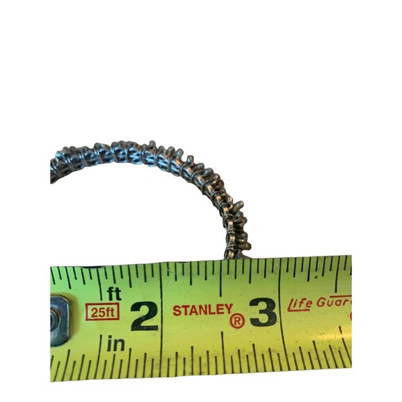 👗 2/$30 👗 Vintage Silverplate Clasp Bracelet with Unique Design - Picture 4 of 5